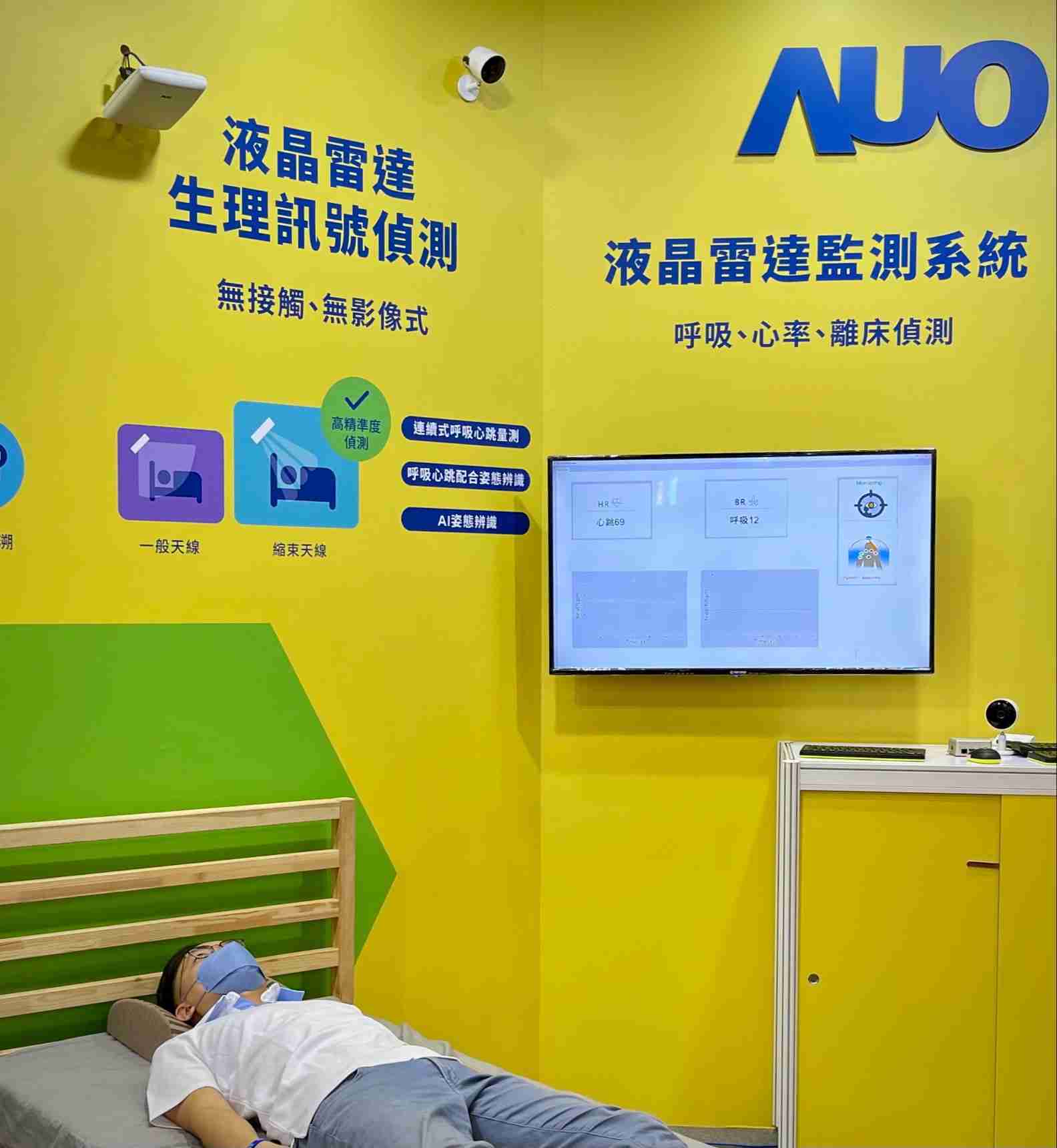 菠菜论坛颐康「无接触生理监测雷达」，，，，免除传统线路与贴片束缚，，，，精准侦测呼吸、、心跳等重要生理讯号