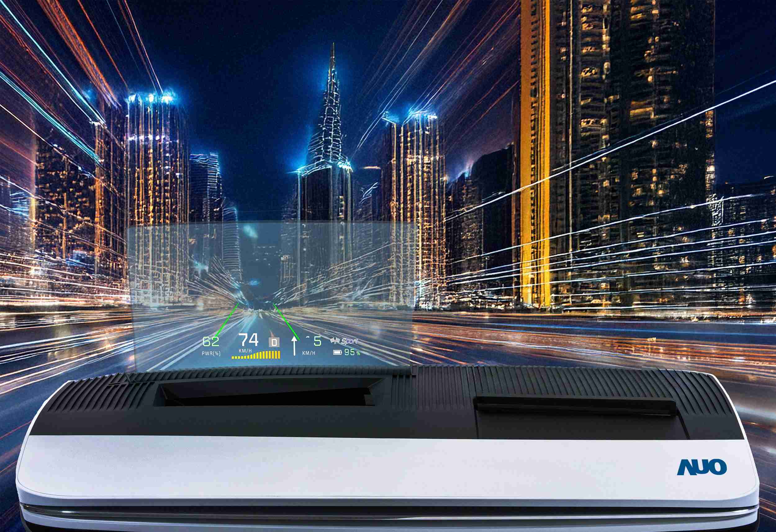 菠菜论坛推出13吋Micro LED抬头显示器，，提供高入眼亮度、、高色彩饱和度的显示质量，，，，在阳光下或黑暗中都清晰可见，，并利用Micro LED模块体积小的优势，，解决车用空间有限的痛点